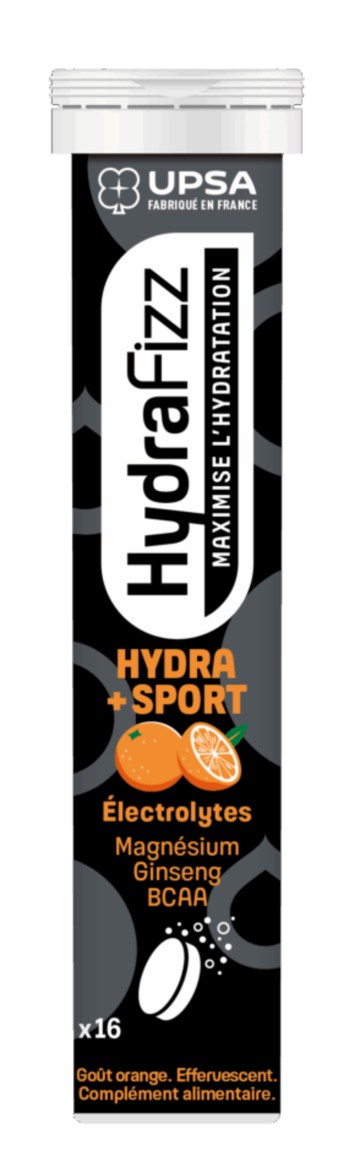 Upsa HydraFizz Hydra + Sport Ηλεκτρολύτες με Γεύση Πορτοκάλι, 16 Αν...