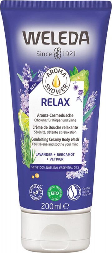 Weleda Aroma Shower Cream Relax Lavender 200ml Weleda Aroma Shower Cream Relax Lavender 200ml
