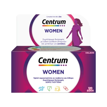 Centrum Women, Multivitamine spécialement conçue pour les femmes pour... Centrum Women, Multivitamine spécialement conçue pour les femmes pour...