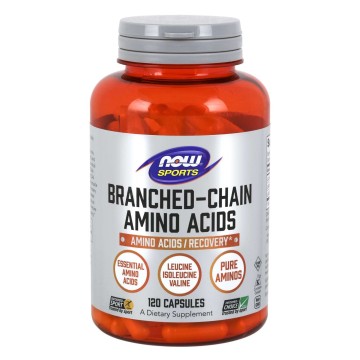 Аминокиселини с разклонена верига (BCAA) Now Foods 120 капсули