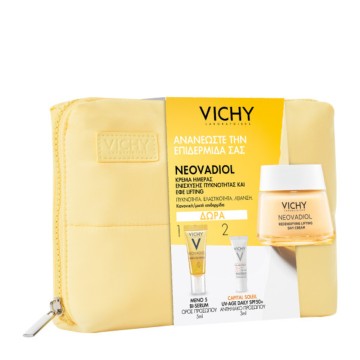 Vichy Promo Neovadiol Redensifying Lifting Day Cream 50ml & Meno 5 Bi-Serum 5ml & Capital Soleil UV-Age Daily Spf50+, 3ml