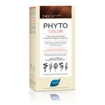 Phyto Phytocolor 7.43 Блондин Золотой Медный 50мл