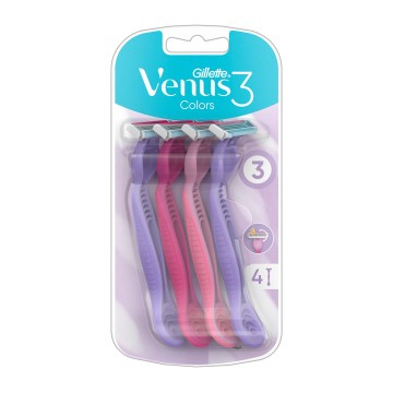 Gillette Venus 3 Colors, 4 τεμάχια
