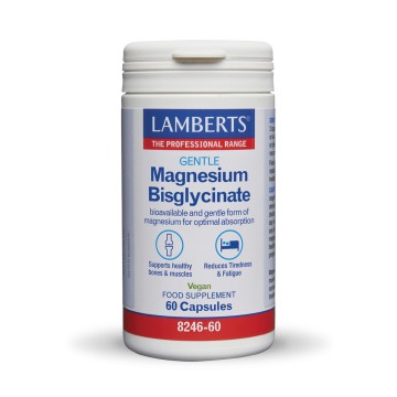 Lamberts Gentle Magnesium Bisglycinate, 60 capsules Lamberts Gentle Magnesium Bisglycinate, 60 capsules