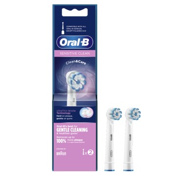Oral-B Sensitive Clean Ultra Thin Ανταλλακτικές Κεφαλές 2τμχ