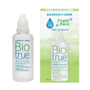 Bausch + Lomb BioTrue Flight Pack, liquide pour lentilles de contact 100 ml
