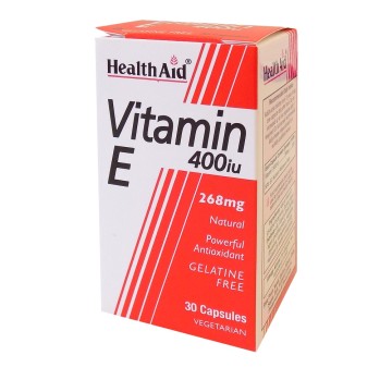 Health Aid Vitamine E 400UI 30 gélules à base de plantes