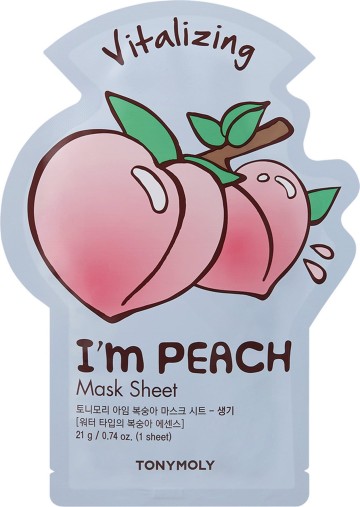 Tonymoly Vitalizing Im Peach Sheet Mask, 1 τεμάχιο Tonymoly Vitalizing Im Peach Sheet Mask, 1 τεμάχιο