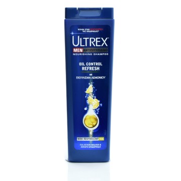 Ultrex Men Oil Control Fresh Шампоан против пърхот за мазна коса и мазна кожа 360 мл