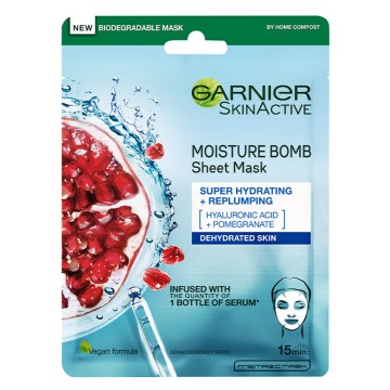 Garnier Moisture Bomb Tissue Mask 28gr Garnier Moisture Bomb Tissue Mask 28gr
