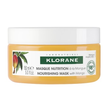 Klorane Mangue With Mango Maschera Riparatrice Intensiva Nutriente con Burro di Mango