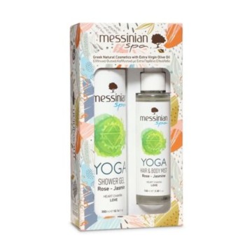 Messinian Spa Promo Yoga with Rose & Jasmine Shower Gel 300ml & Hai...