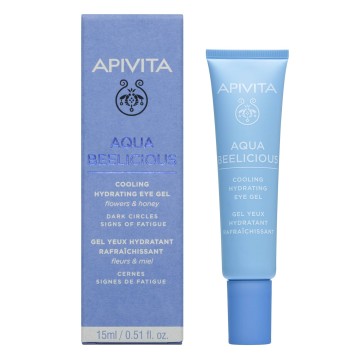 Apivita Aqua Beelicious Δροσιστικό Gel Ενυδάτωσης για τα Μάτια 15ml