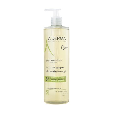 A-Derma Ultra Rich Shower Gel 3 in 1, 750ml A-Derma Ultra Rich Shower Gel 3 in 1, 750ml