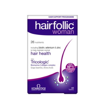 Vitabiotics Hairfollic Woman 60 ταμπλέτες