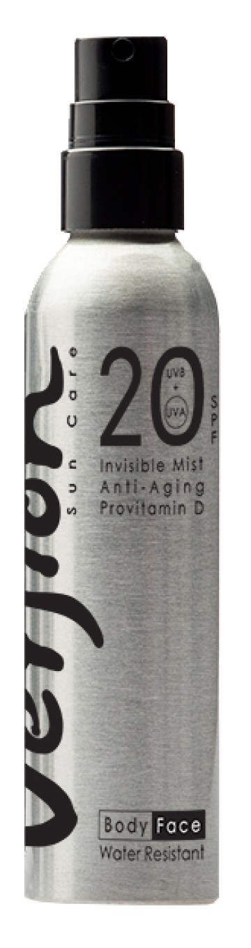 Versione Invisible Mist Body, Viso Water Resistant SPF20 200ml