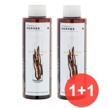 Korres Licorice & Nettle Shampoo For Oily Hair 1+1 Gift 250 ml