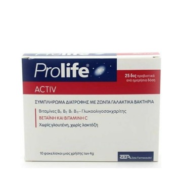 Epsilon Health Prolife Activ Συμπλήρωμα Διατροφής με Γαλακτικά Βακτήρια 4gr x 10 φακελίσκοι