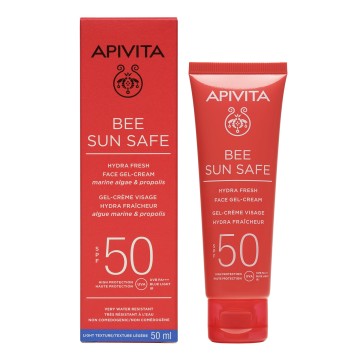 Apivita Bee Sun Safe Hydra Fresh Gel Crème Visage SPF50 50 ml