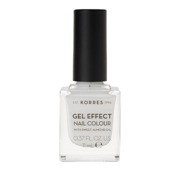 Korres Gel Effect Nail Colour With Sweet Almond Oil No.01 Blanc Whi... Korres Gel Effect Nail Colour With Sweet Almond Oil No.01 Blanc Whi...