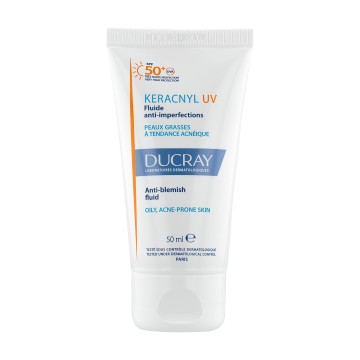Ducray Keracnyl UV SPF50+ Λεπτόρρευστη Αντηλιακή Κρέμα Υψηλής Προστ... Ducray Keracnyl UV SPF50+ Λεπτόρρευστη Αντηλιακή Κρέμα Υψηλής Προστ...
