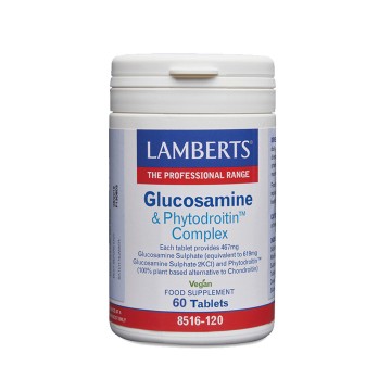 Lamberts Glucosamine & Phytodroitin Complex نباتي 60 قرصًا