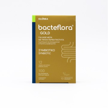 Olonea Bacteflora Gold με Υψηλή Περιεκτικότητα σε Προβιοτικά-Πρεβιοτικά, 10caps