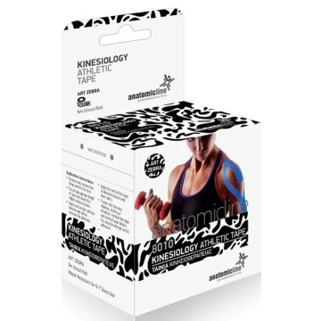 Anatomic Line 8010 Kinesiology Athletic Tape Art Zebra, 1 τεμάχιο