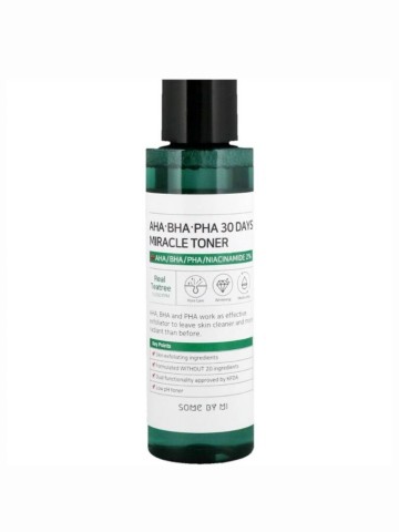 Some By Mi AHA.BHA.PHA 30 Days Miracle Toner, 30ml Some By Mi AHA.BHA.PHA 30 Days Miracle Toner, 30ml