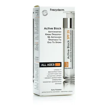 Frezyderm Active Block SPF25 - Crème Visage Anti-Âge Avec Anti-...