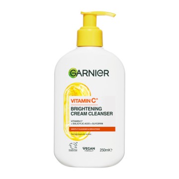Garnier Vitamin C Brightening Cream Cleanser, 250ml Garnier Vitamin C Brightening Cream Cleanser, 250ml