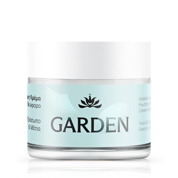 Garden Ενυδατική Κρέμα με Λευκό Νούφαρο για Πρόσωπο και Μάτια 50ml