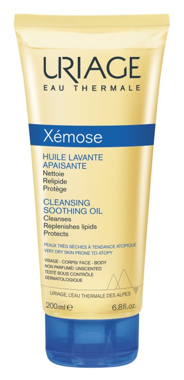 Uriage Xémose Iuile Lavante Apaisante, Почистващо успокояващо масло за лице/тяло 200 мл