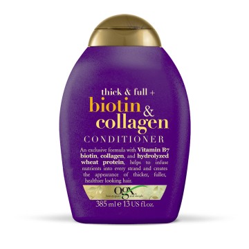 OGX Biotin Collagen Conditioner pour Densité et Volume 385ml