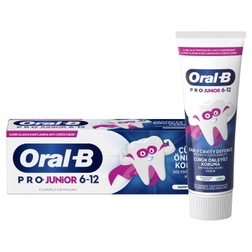 Oral-B Pro Junior Zahnpasta, 6–12 Jahre, 75 ml