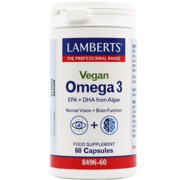 Lamberts Vegan Omega 3, 60 Capsules