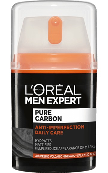 LOreal Paris Men Expert Pure Carbon Crème Hydratante Anti-Imperfections 24h 50 ml