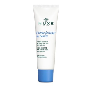 Nuxe Creme Fraiche de Beaute Fluide Matifiant Hydratation 48H, 48H Hydration Light Texture Cream 50 мл