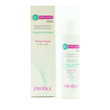 Froika AC Emulsion Mat, Σμηγματορυθμιστικό Ενυδατικό Γαλάκτωμα/Λιπα... Froika AC Emulsion Mat, Σμηγματορυθμιστικό Ενυδατικό Γαλάκτωμα/Λιπα...