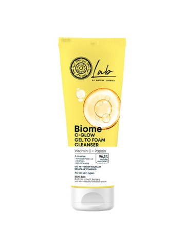 Natura Siberica Biome C-Glow Αφρώδες Τζελ Καθαρισμού 140ml Natura Siberica Biome C-Glow Αφρώδες Τζελ Καθαρισμού 140ml
