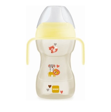 Чашка Mam Fun to Drink Желтая для детей от 8 месяцев 270мл