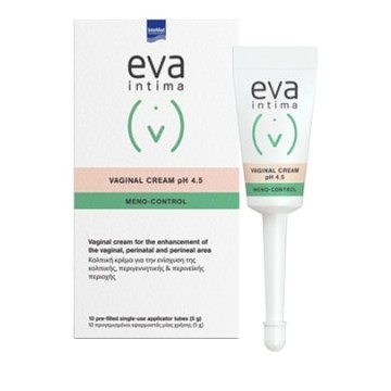 Intermed Eva Intima Meno-Control Crème Vaginale 10x5gr Applicateurs Pré-Remplis