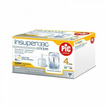 Pick Solution Insupen Needles for Insulin Pen 33Gx4mm 100 pieces