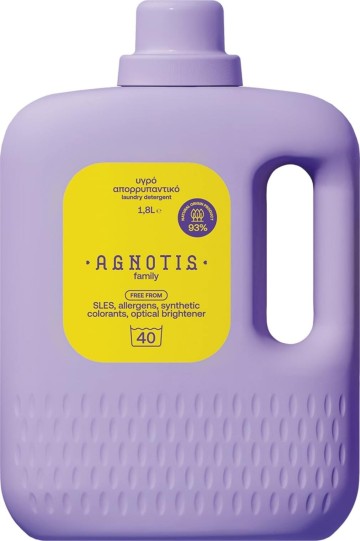 Agnotis Family Υγρό Απορρυπαντικό, 1.8 L Agnotis Family Υγρό Απορρυπαντικό, 1.8 L