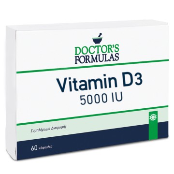 Médecins Formules Vitamine D3 5000iu 60 Capsules
