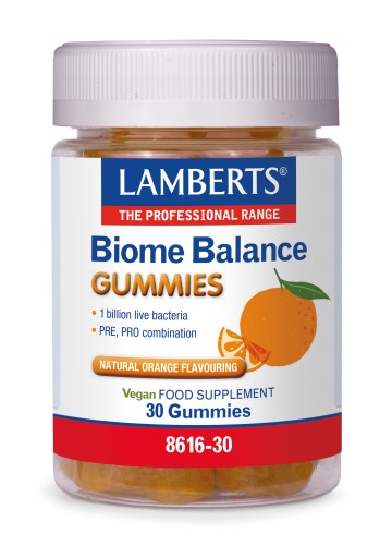 Lamberts Biome Balance Gummies με Φυσική Γεύση Πορτοκάλι, 30 Gummies Lamberts Biome Balance Gummies με Φυσική Γεύση Πορτοκάλι, 30 Gummies