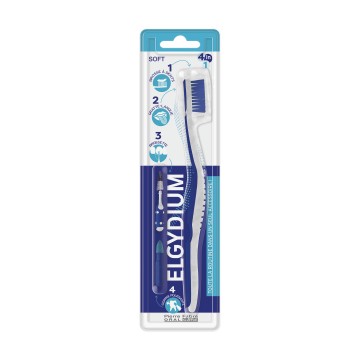 Elgydium Toothbrush 4 in 1 Soft, 1 τεμάχιο Elgydium Toothbrush 4 in 1 Soft, 1 τεμάχιο