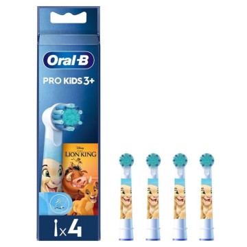 Oral-B Pro Kids Ανταλλακτικά Οδοντόβουρτσα The Lion King 3y+, 4 τεμ...
