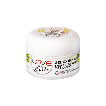 Yanni Love My Nails Gel pour les ongles (Extra White) -15Gr