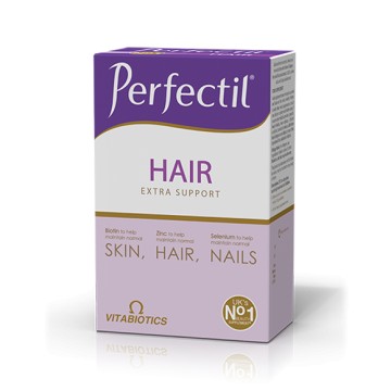 Vitabiotics Perfectil Plus Hair Extra Support, Healthy Hair, Skin & Nails 60 onglets